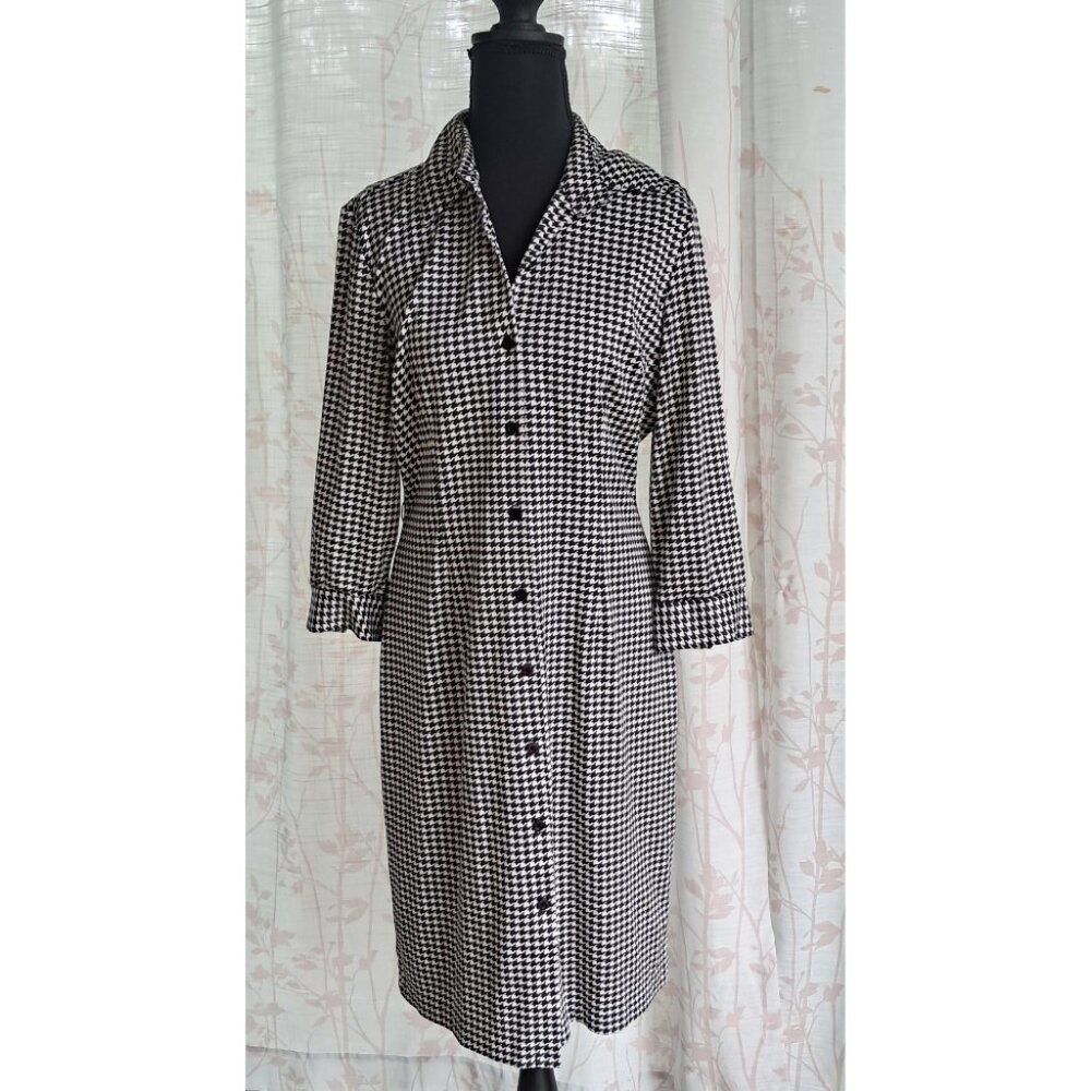 New York & Co. Herringbone Shirt Dress